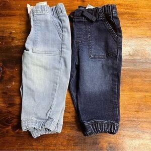 Garanimals Denim Joggers Size 6-9 Months (Lot of 2)